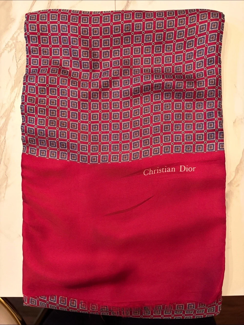 Christian Dior Silk and Wool Men’s Scarf!